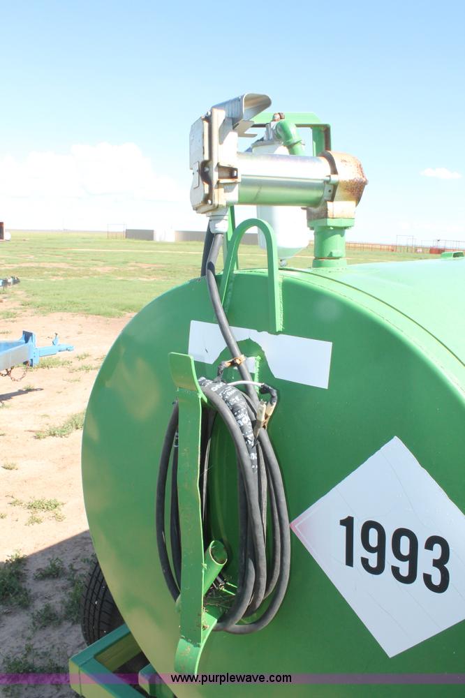 image for item H1504 Shop built 550 gallon fuel tank trailer