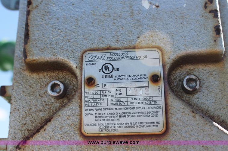 image for item H1504 Shop built 550 gallon fuel tank trailer