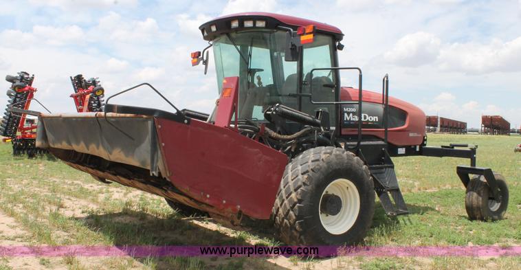 image for item H1506 2008 MacDon M200 self-propelled windrower