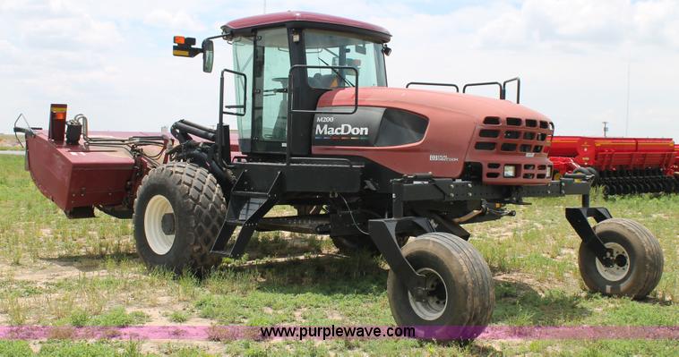 image for item H1506 2008 MacDon M200 self-propelled windrower