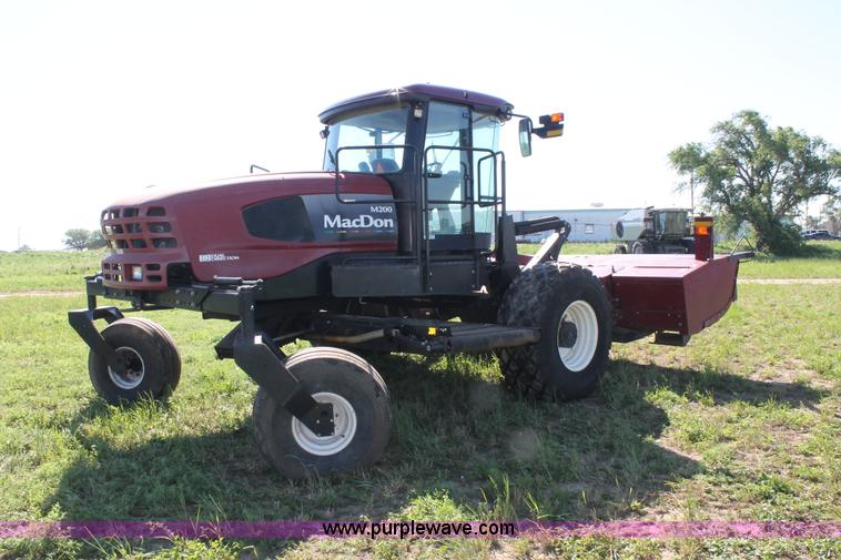 image for item H1506 2008 MacDon M200 self-propelled windrower