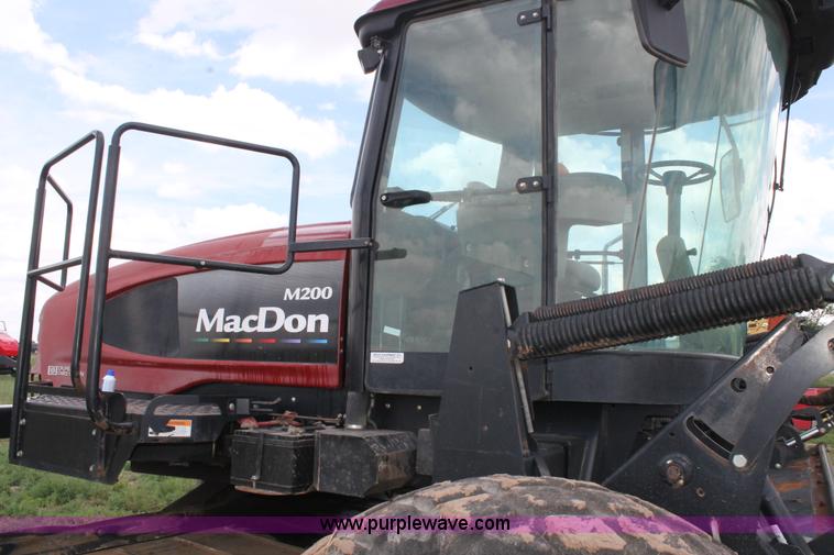 image for item H1506 2008 MacDon M200 self-propelled windrower