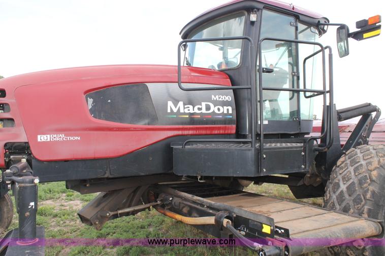 image for item H1506 2008 MacDon M200 self-propelled windrower