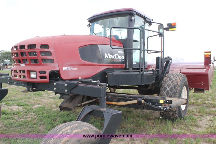image for item H1506 2008 MacDon M200 self-propelled windrower