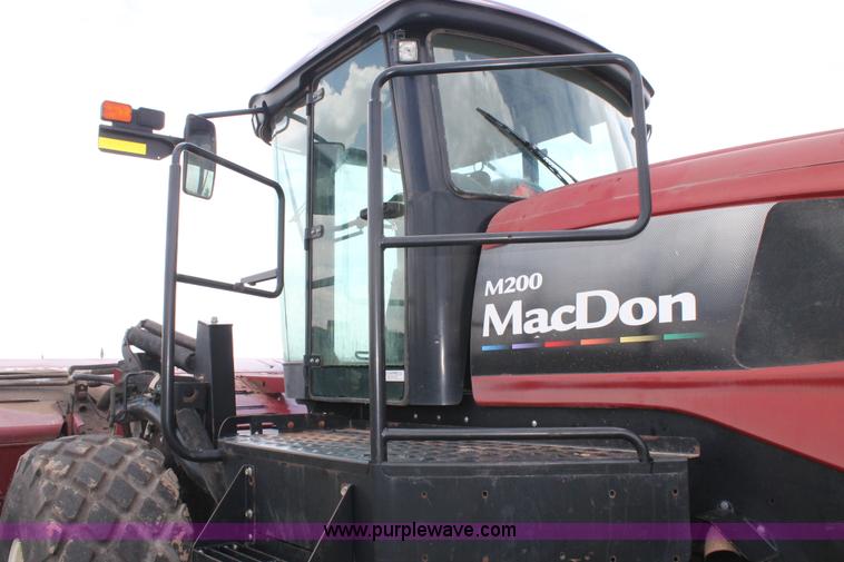 image for item H1506 2008 MacDon M200 self-propelled windrower