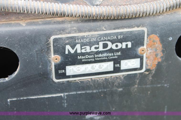 image for item H1506 2008 MacDon M200 self-propelled windrower