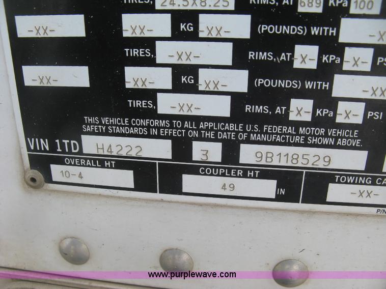 image for item H8552 2009 Timpte Super Hopper hopper bottom trailer