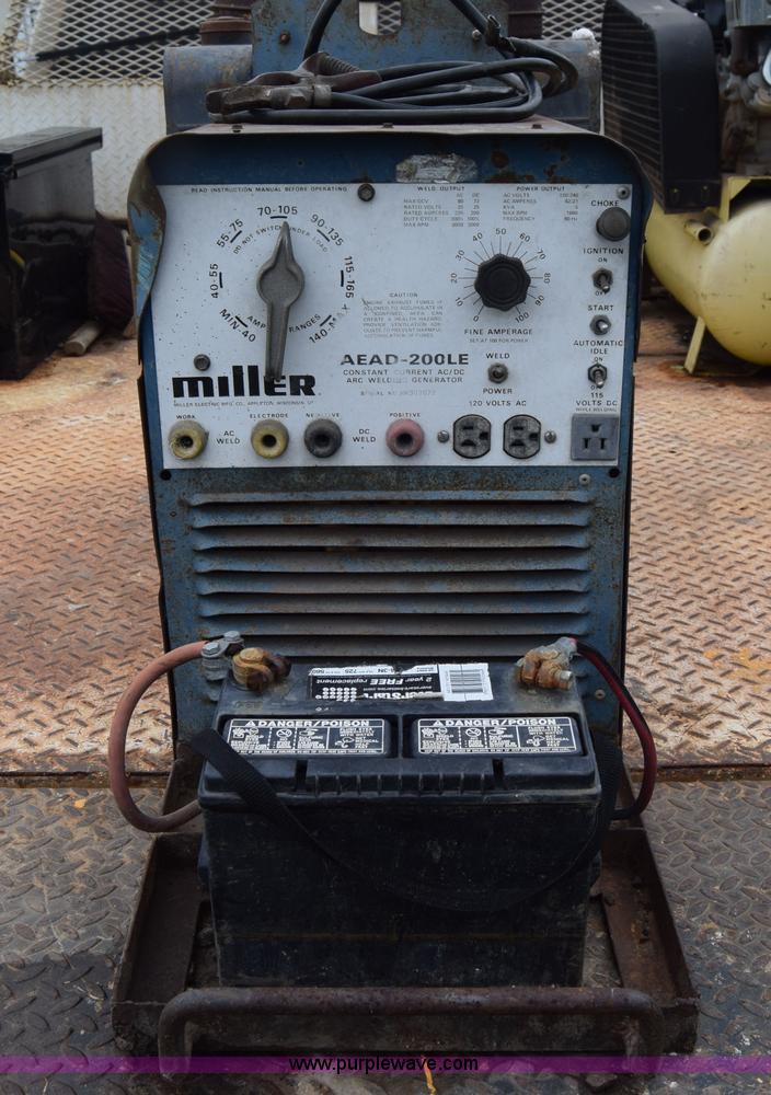 image for item J6641 Miller arc welder/generator