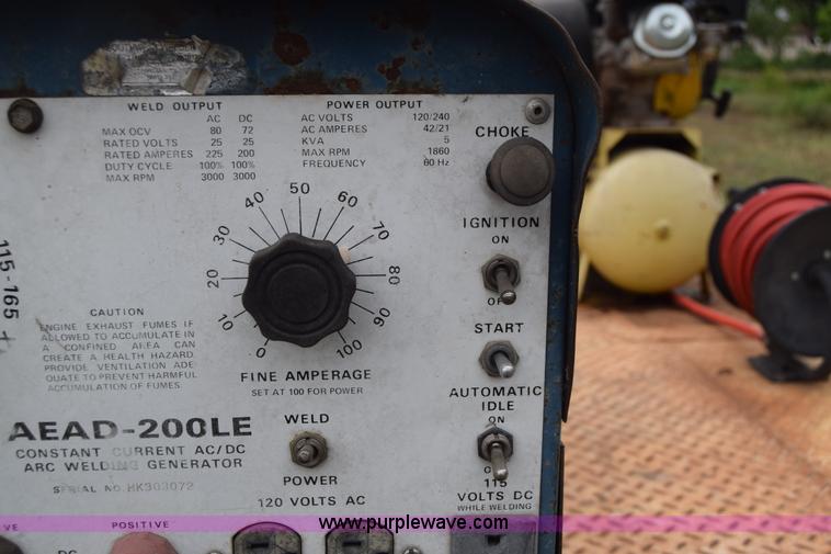 image for item J6641 Miller arc welder/generator