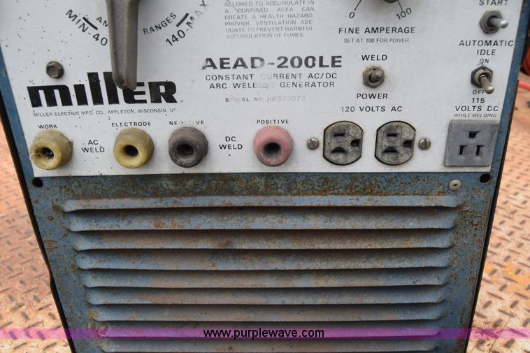 image for item J6641 Miller arc welder/generator