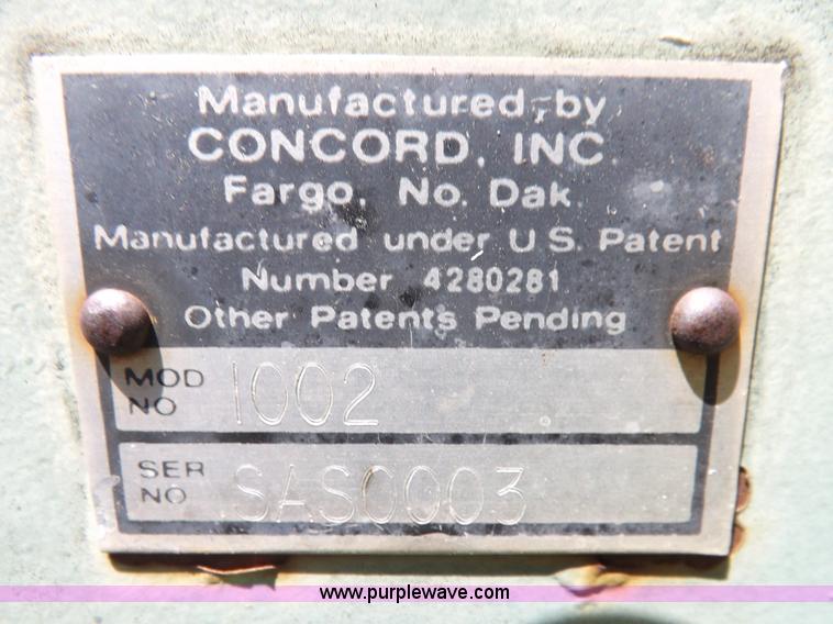 image for item K3933 Concord/Krause air seed drill