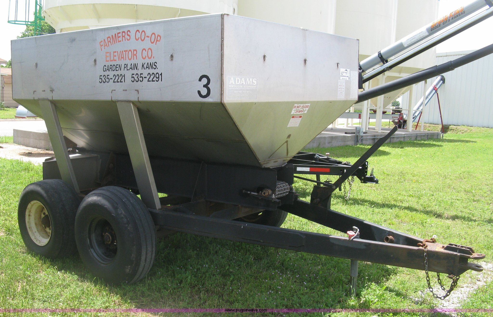 Adams fertilizer spreader buggy in Cheney, KS Item H8554 sold