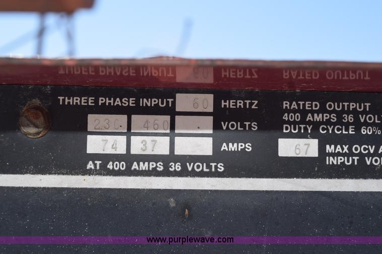 image for item AQ9137 Lincoln R3R-400 arc welder