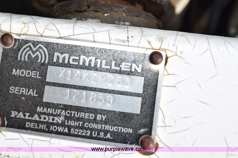 image for item AQ9140 Mcmillen X14K2H263 post hole auger attachment