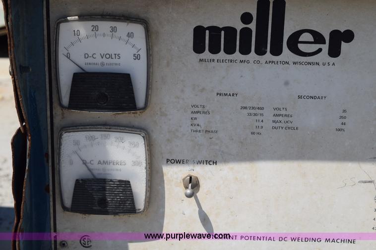 image for item AQ9148 Miller CP-250TS arc welder