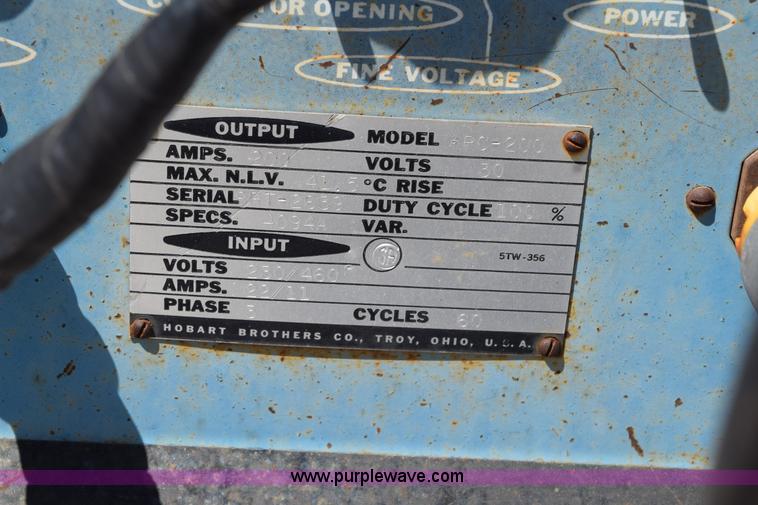image for item AQ9150 Hobart PC-200 welder