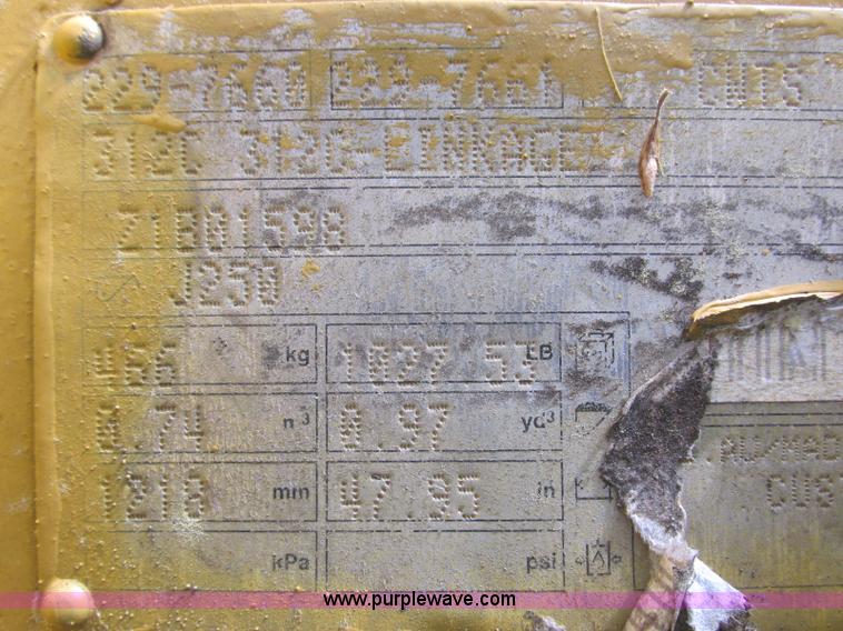 image for item BM9249 Caterpillar 2297660 excavator bucket