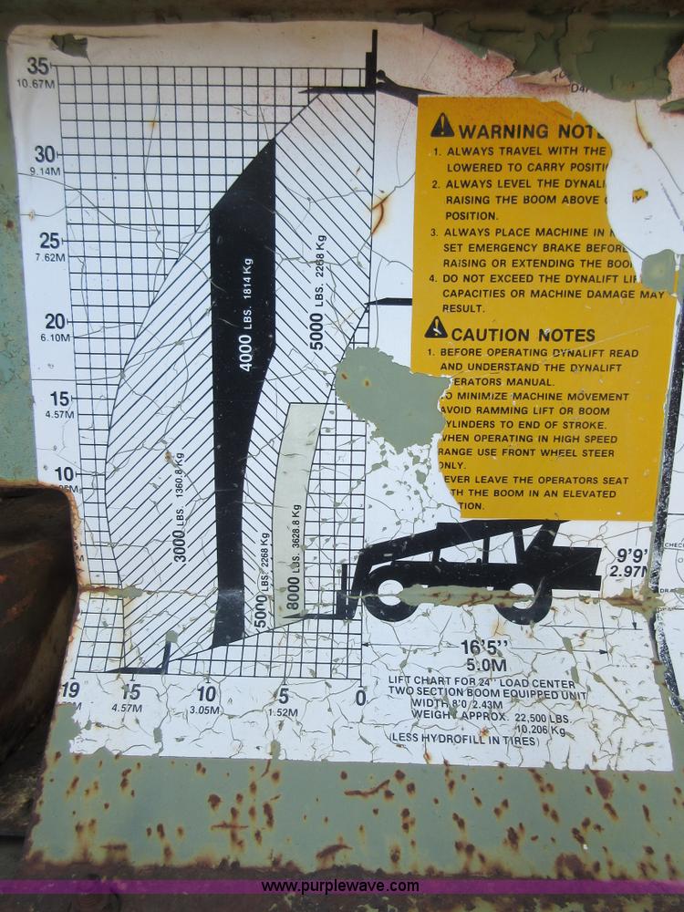 image for item D2436 Dynalift D4P80 telehandler