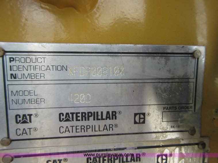 image for item D2440 2001 Caterpillar 420D backhoe