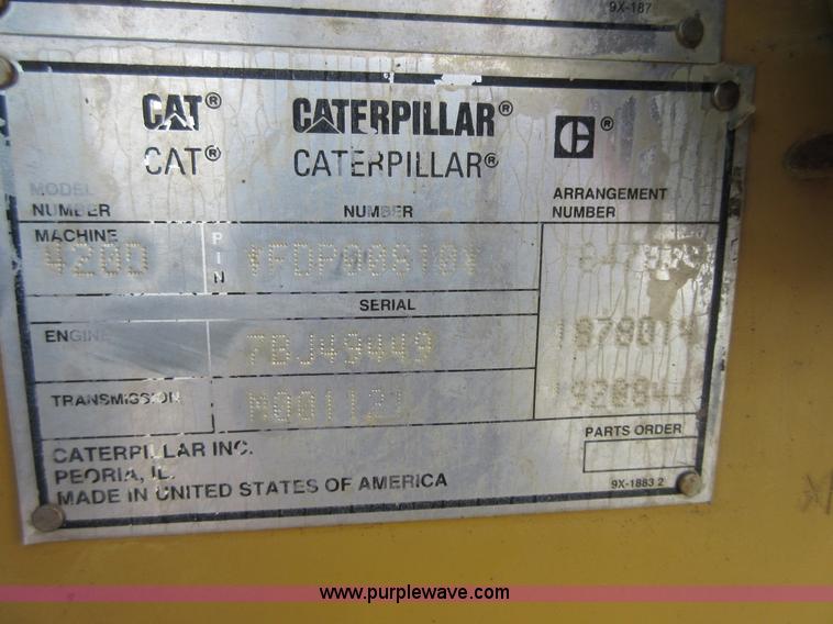 image for item D2440 2001 Caterpillar 420D backhoe