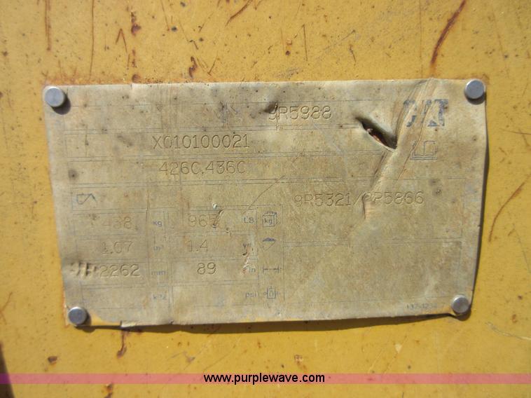 image for item D2444 2001 Caterpillar 420D backhoe