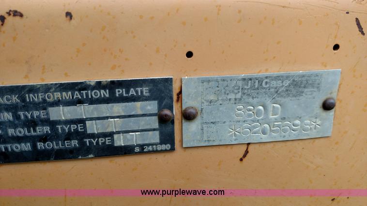 image for item F7794 1984 Case 880D excavator