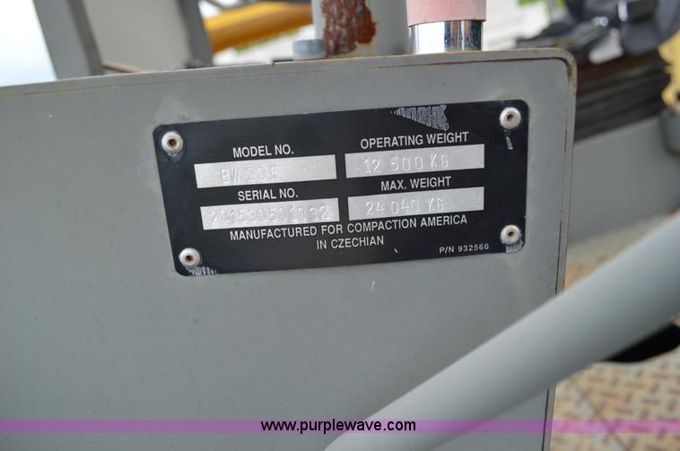 image for item H3482 Bomag BW20R pnuematic roller