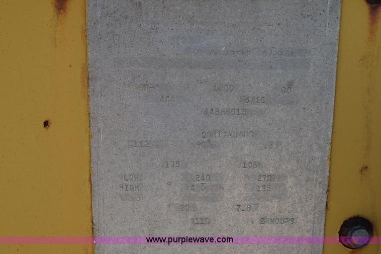 image for item H5079 Caterpillar generator