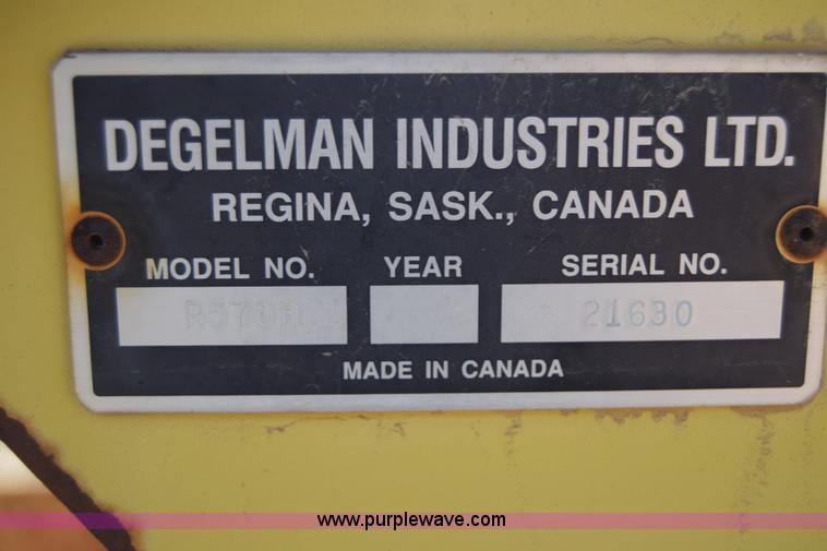 image for item H8578 Degelman R570H rock picker