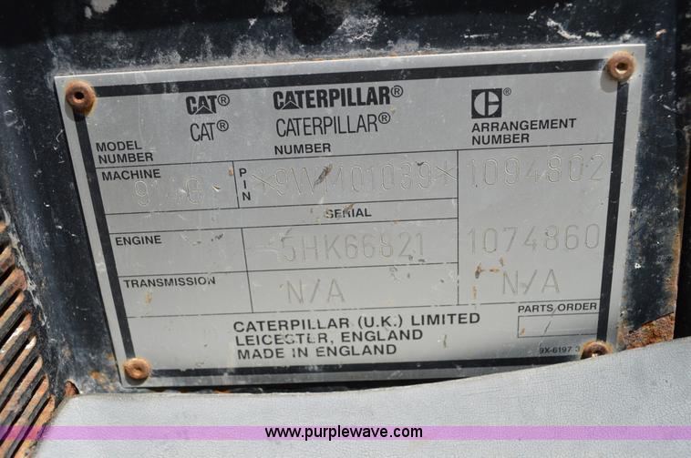 image for item I4525 1998 Caterpillar 914G wheel loader