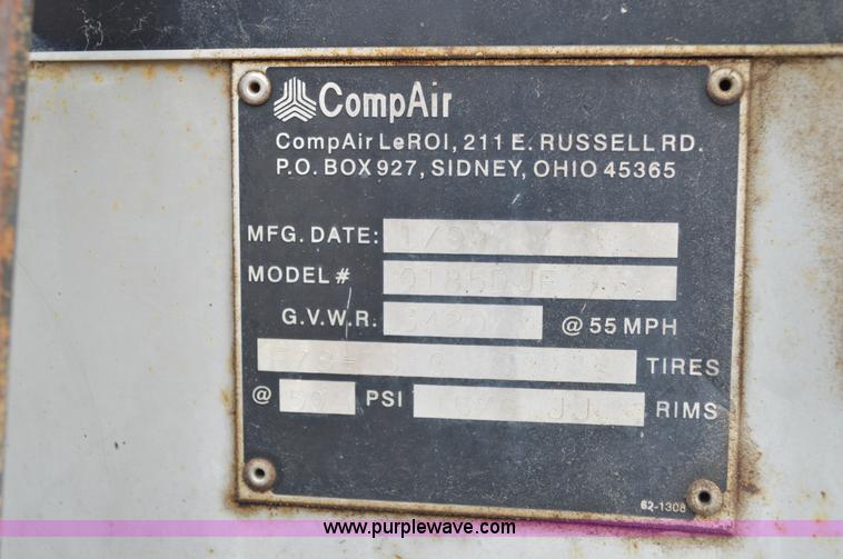 image for item I4554 Leroi 185 air compressor