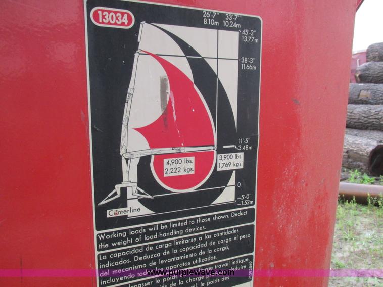 image for item K2126 IMT 13034 truck mounted crane