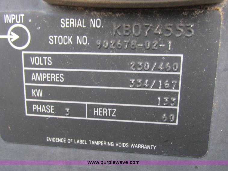 image for item K2133 Miller GPS 1500A welder