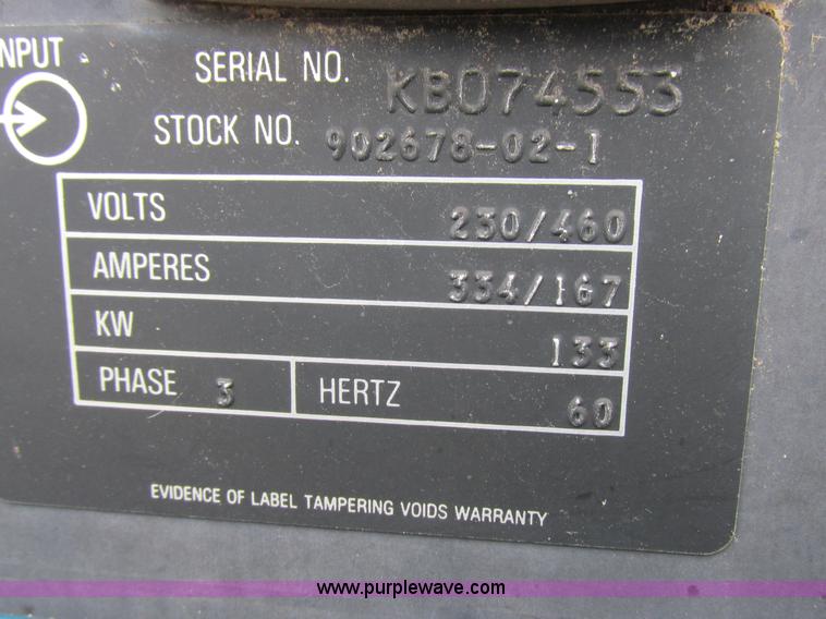 image for item K2133 Miller GPS 1500A welder