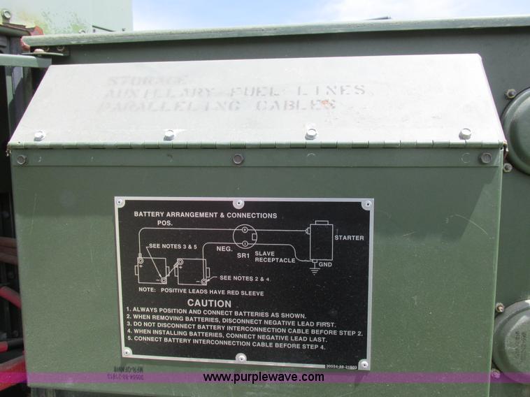 image for item K2134 2003 MCII OFNW8 MEP-816B generator