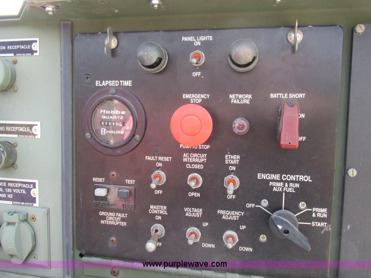 image for item K2134 2003 MCII OFNW8 MEP-816B generator