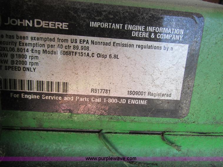 image for item K2135 2003 MCII OFNW8 MEP-816B generator