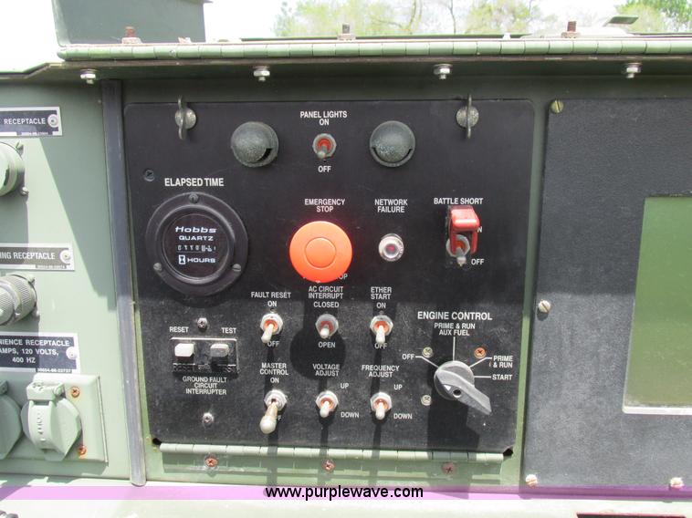 image for item K2135 2003 MCII OFNW8 MEP-816B generator