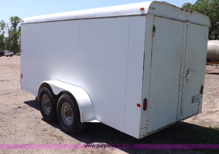 image for item K3882 2006 Titan enclosed trailer