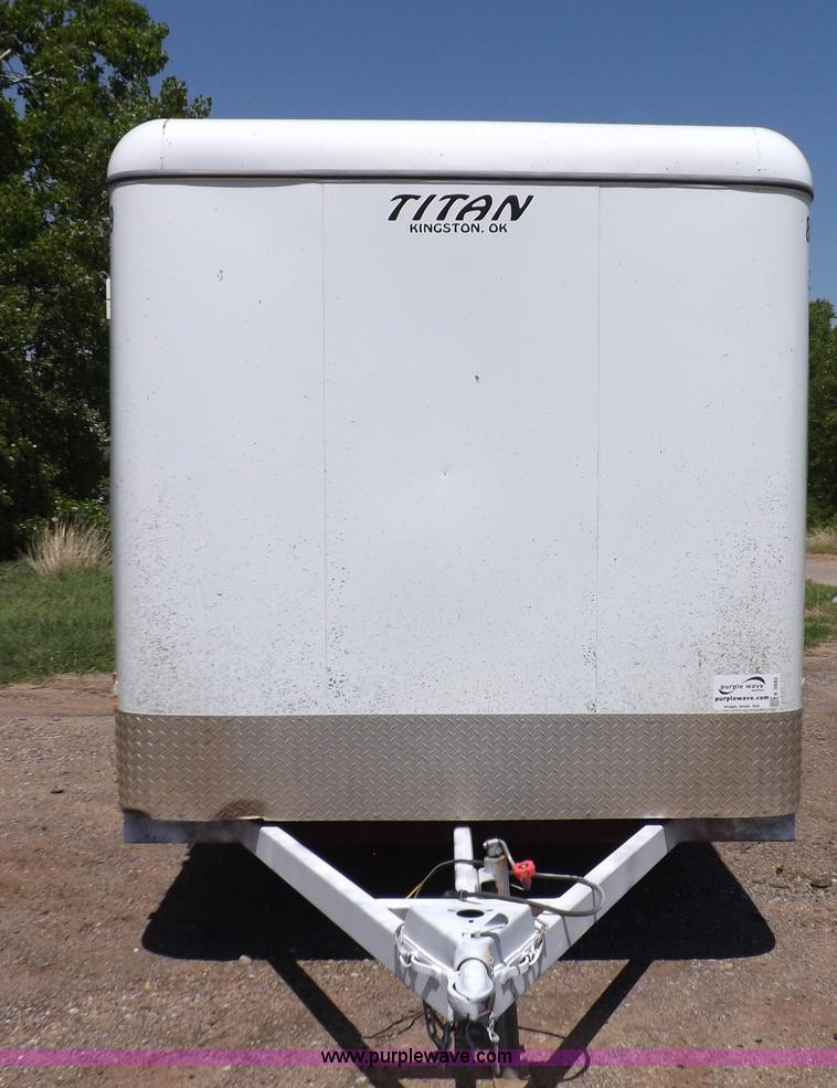 image for item K3882 2006 Titan enclosed trailer