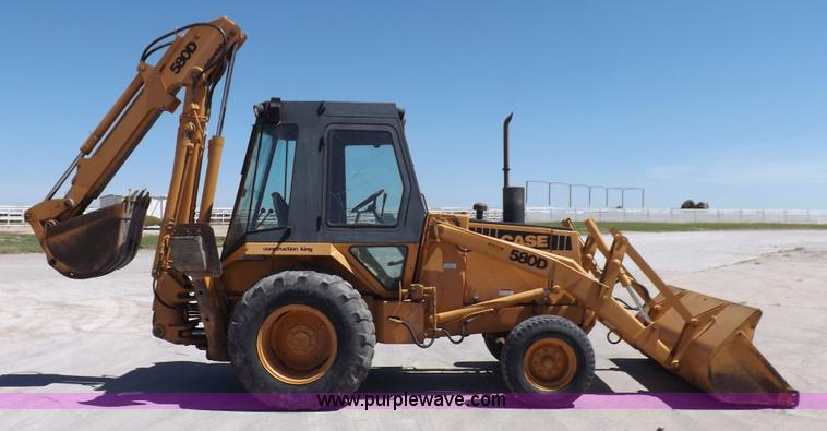 image for item K3927 1982 Case 580D backhoe