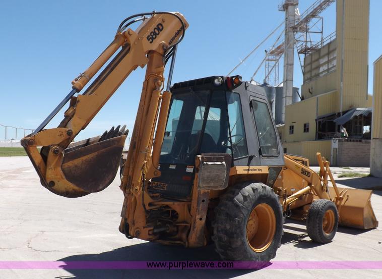 image for item K3927 1982 Case 580D backhoe