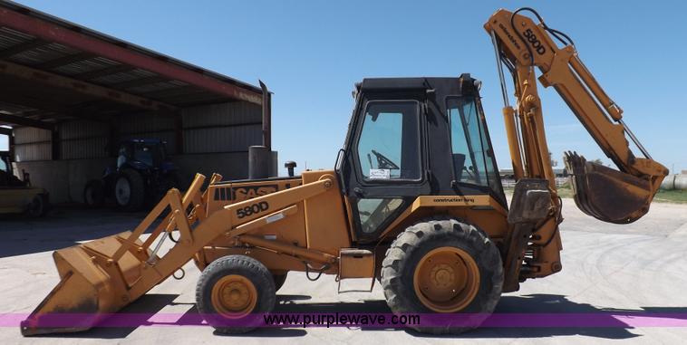 image for item K3927 1982 Case 580D backhoe
