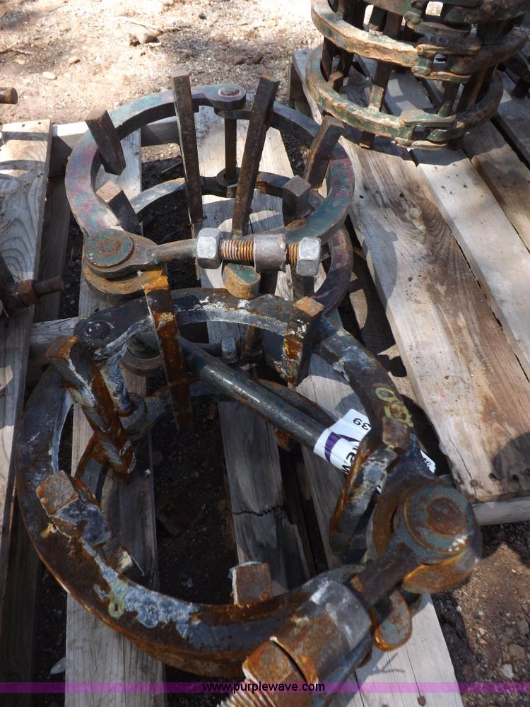 image for item K3939 (2) pipe line up clamps