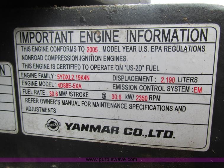 image for item K5066 2005 Ditch Witch MX502 compact excavator