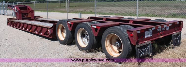 image for item K6777 1992 Trail King TK80HDG443 equipment trailer