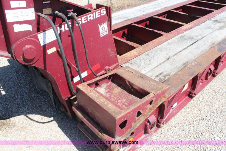 image for item K6777 1992 Trail King TK80HDG443 equipment trailer