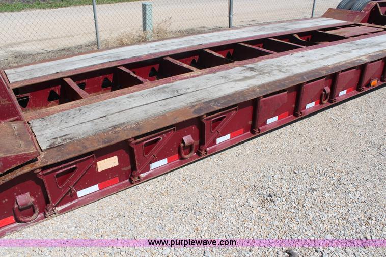 image for item K6777 1992 Trail King TK80HDG443 equipment trailer