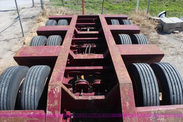 image for item K6777 1992 Trail King TK80HDG443 equipment trailer