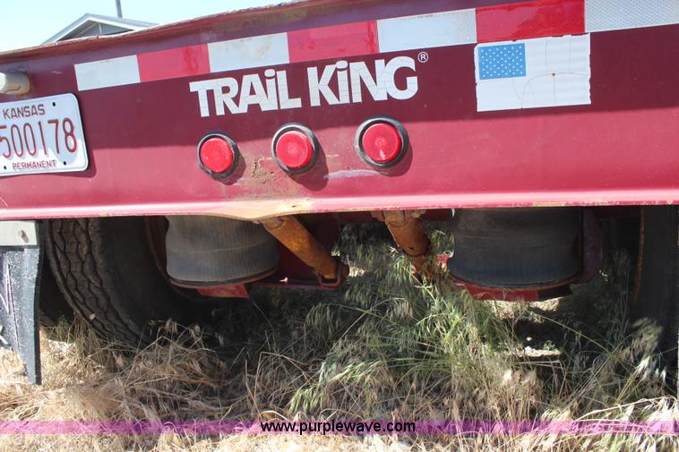 image for item K6777 1992 Trail King TK80HDG443 equipment trailer